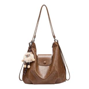 星期六2025秋冬通勤背包托特包斜挎双肩包通勤单肩包女大容量两用