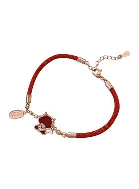 龙年本命年手绳红色手链精致招财