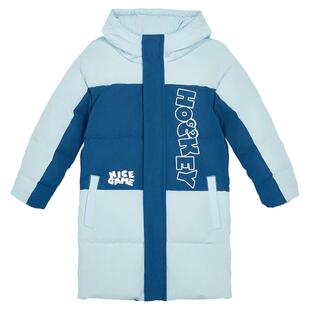 能暖科技|【商场同款】361°童装男童中长羽绒服2025冬季新款小童