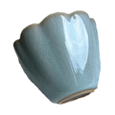 朱家汝窑天青开片汝瓷玛瑙茶杯