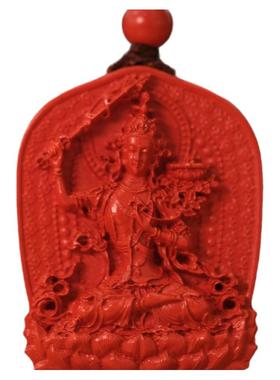 安之朱砂 本命佛吊坠女 护佑一生 八大守护神生肖挂坠 本命年正品