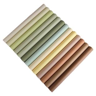 薇艺晨雾哑光单色卷纸 纯色包装纸欧雅纸鲜花花束磨砂雾面防水