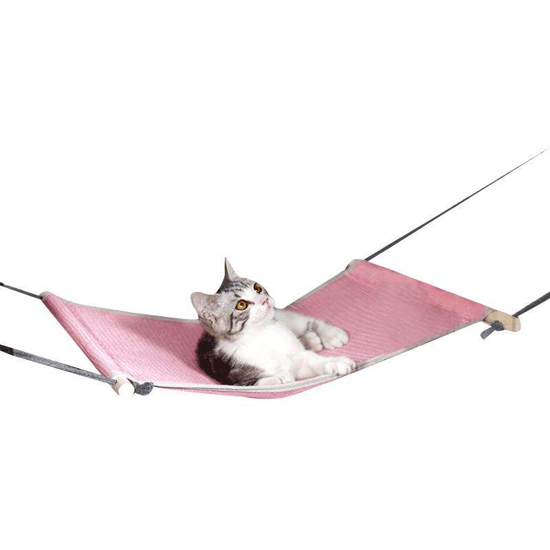 猫吊床笼子用加绒保暖挂窝猫秋千四季通用透气凉快猫窝猫吊篮卷轴