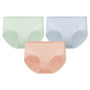 松山棉店新疆棉女士纯棉内裤全棉加长裆抗菌透气女生不夹臀三角裤