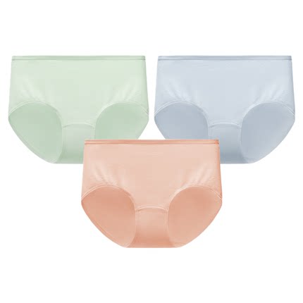 松山棉店新疆棉女士纯棉内裤全棉加长裆抗菌透气女生不夹臀三角裤