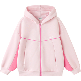 巴拉巴拉儿童外套男童女童连帽卫衣春秋款童装中大童宝宝休闲上衣