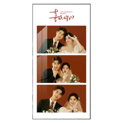 定制婚纱照三宫格相框