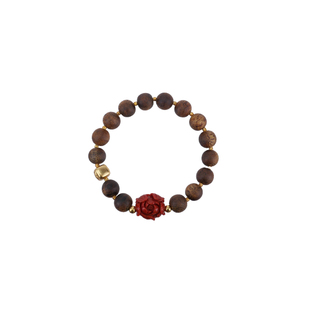 天然奇楠沉香和南红玫瑰手串女士情绪舒缓安神助眠高精选送礼