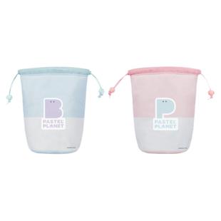 官方旗舰店 日本kokuyo国誉淡彩星球站立式圆筒包学生桌面笔筒大容量笔托盒创意文具收纳整理文具盒