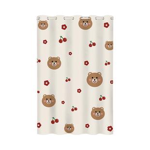 空调房挡风门帘房间卧室隔断帘推拉布帘家用客厅帘子防漏风