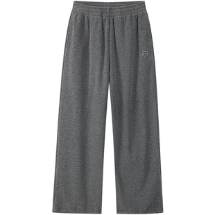 笛莎童装女童裤子2025秋冬季新款青少年儿童加绒加厚休闲阔腿长裤