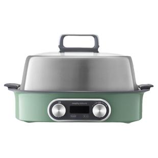 摩飞极速电蒸锅家用全自动预约蒸汽锅小型隔水蒸炖锅多功能蒸煮锅