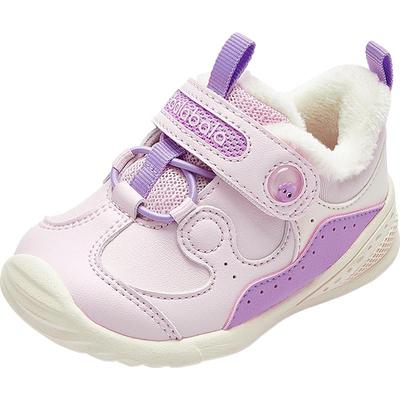 巴拉巴拉男童女童学步鞋婴儿宝宝加绒机能鞋冬季新款鞋子儿童童鞋