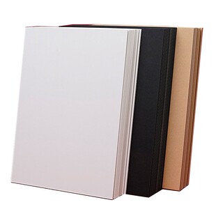 硬纸板a4白色硬纸幼儿园学生手工diy硬纸板手工模型隔板垫板活页本外壳相框画框装裱礼盒牛皮卡纸灰纸板a3