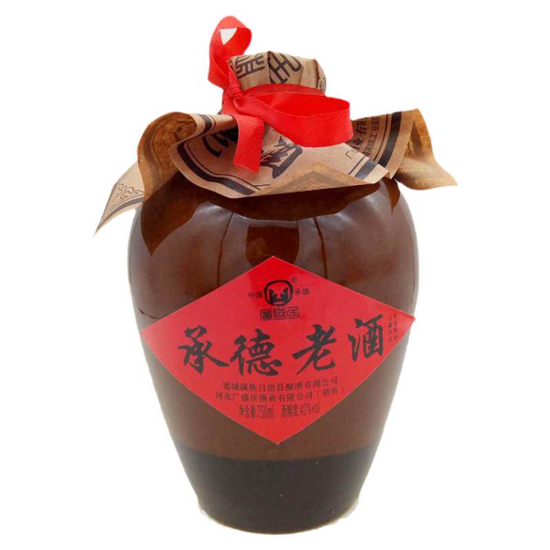 坛装纯粮承德老酒,59元4坛，248mlX4，请认准广盛居注册商标