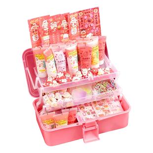 新年咕卡盘奶油胶diy手工材料包礼盒套装古卡儿童礼物工具大礼包