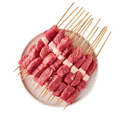 羊肉串新鲜羊肉牛肉串