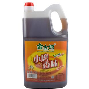 商用小磨香味食用植物调和油金古源4.5L大桶做火锅油碟拌凉菜香油