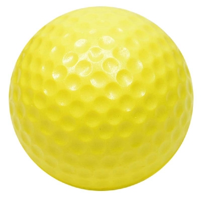 高尔夫pu软球室内练习球红黄蓝白