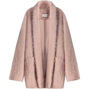 【折扣季】COCOBELLA仿羊驼长绒感大衣女冬长款毛呢外套WL3006-4