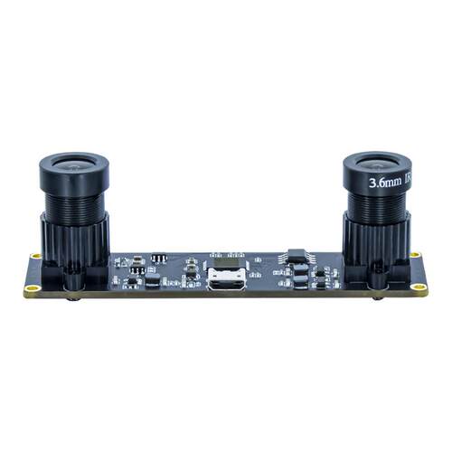 400万1080P双目相机同步同帧3D三维重建深度检测 VR测距USB摄像头