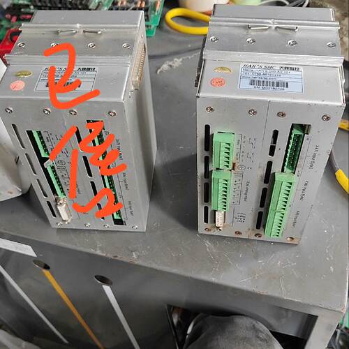 【请询价】大族智控HANS，DlO一AX101，有2台，单价。拆机