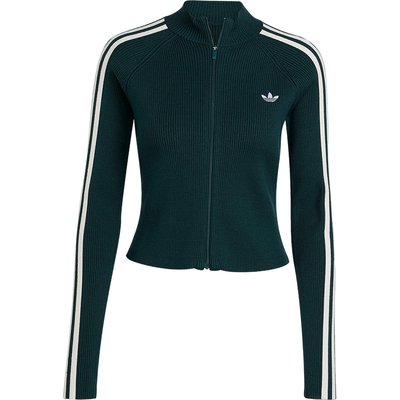 Adidas/阿迪达斯正品三叶草女士针织修身时尚夹克外套JY2599
