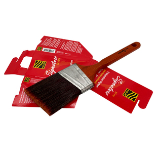 NOUR原装进口长柄斜角刷斜边刷斜毛刷格雷兹釉料艺术漆造型工具刷