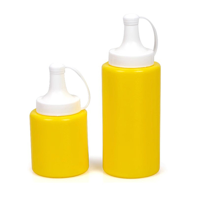 韩国进口黄色调料瓶pe塑料酱油瓶