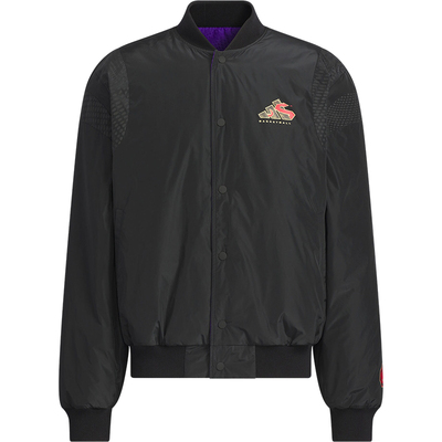 Adidas/阿迪达斯正品BB LNY PD JKT男士双面穿棉服外套JM5670