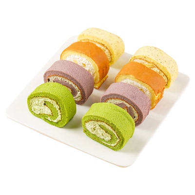 紫薯抹茶味礼盒装奶油蛋糕生日