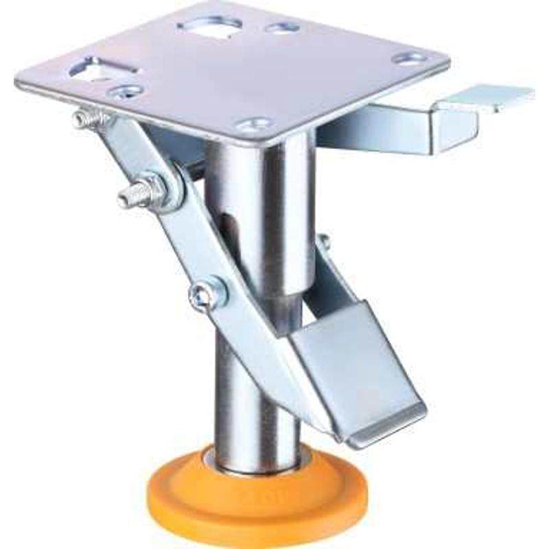 YTOP卓烨锰钢脚轮3寸4寸5寸中型地刹器减震顶高器升高器支撑架