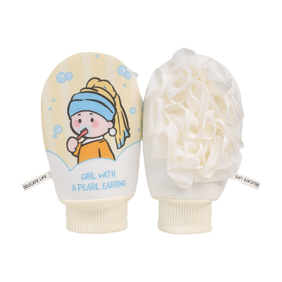 【沐浴球搓澡巾二合一】#可爱#