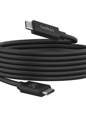 贝尔金USB4高速传输4K雷电数据线