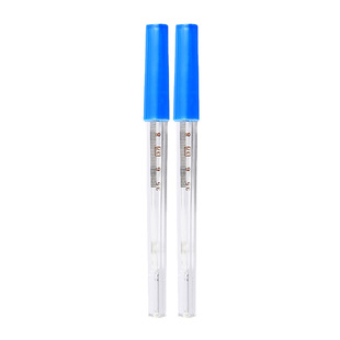 上海牌水银体温计医用传统三角家用精准玻璃儿童老式水银温度计