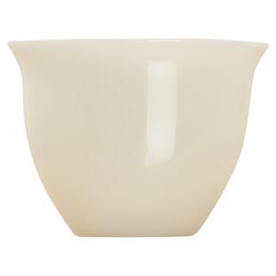 钰铨龙门 玉润冰清舒韵杯 德化传统中国白瓷纯手工客人茶杯礼盒装