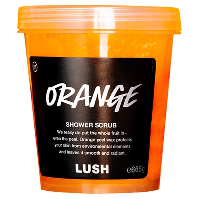 lush岚舒官方正品香橙磨砂沐浴露