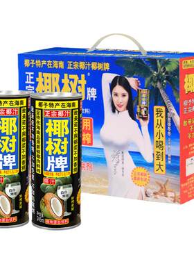 椰树牌椰汁1.25L*6瓶整箱