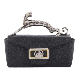 【新年甄选】LANVIN浪凡 MINI CAT PENCIL BOX手提磨砂链条包