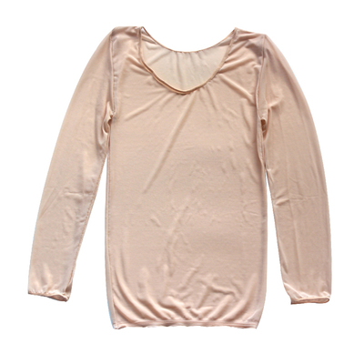 超薄肤色隐形演出紧身大码打底衫