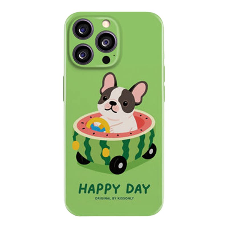 原创法斗犬全包软壳菲林手机壳