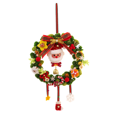 圣诞节装饰扭扭棒挂环场景布置