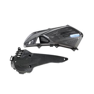 适用本田NS150GX空滤盖pcx160 PCX125碳纤维纹排气罩发动机传动罩