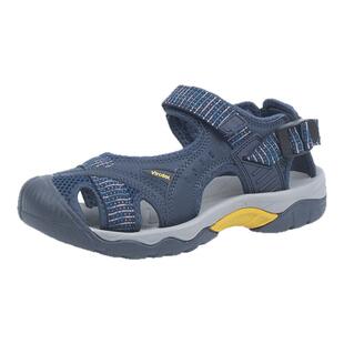 夏季透气防滑耐磨超轻速干溯溪鞋魔术贴户外运动包头沙滩凉鞋男女