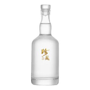 新款伏特加白酒瓶空瓶玻璃空酒瓶高档密封泡酒瓶子专用分装存酒瓶