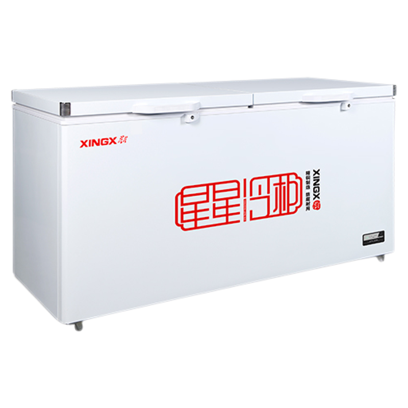星星冰柜大容量商用冷柜408/518/718升L家用冷藏全冷冻柜减霜冷柜