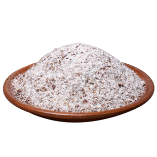 石磨黑全麦面粉含麦麸全麦粉无添加黑麦粉面包馒头粉烘焙家用5斤