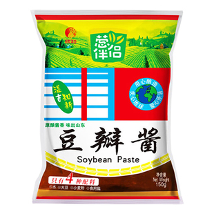 欣和葱伴侣豆瓣酱150g袋装豆瓣酱甜面酱烤鸭炸酱面蘸酱炒菜调味酱