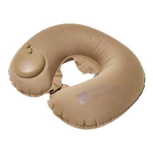 牧高笛充气U型枕头户外露营旅游舒适柔软汽车枕午睡枕护颈挤压式