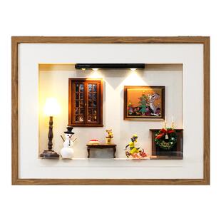 2026新款猫和老鼠配电箱遮挡装饰画立体磁吸电闸总开关盒盖板挂画